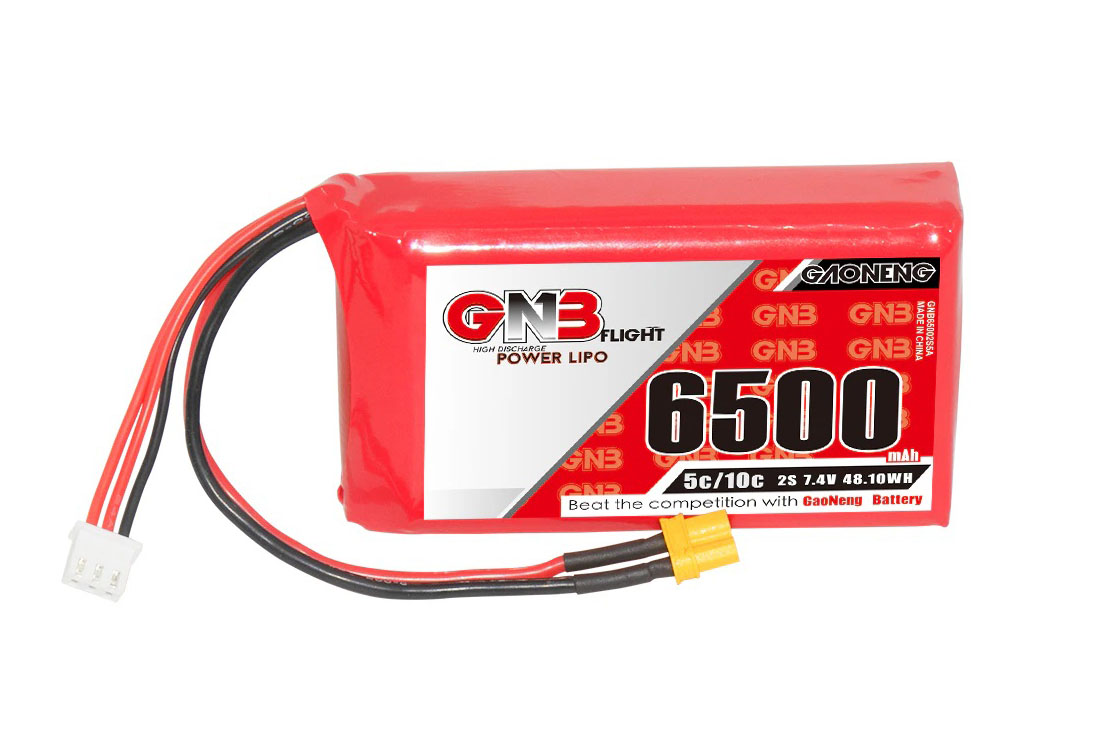 Аккумулятор GNB 6500мАч 2S 5C LiPo для Radiomaster Boxer (XT30) купить в  интернет-магазине iDrone