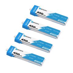 Аккумуляторы BETAFPV 1S 450mAh 30C LiHV (BT2.0, 4 шт.)