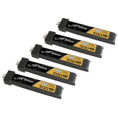 Аккумуляторы Tattu 300мАч 1S 75C LiHV (BT2.0) (5 шт.)