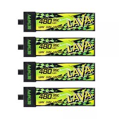 Аккумуляторы BETAFPV LAVA II 1S 480mAh 95C LiHV (BT2.0, 4 шт)