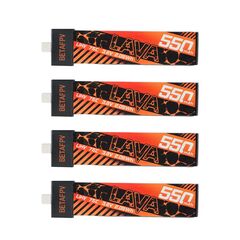 Аккумуляторы BETAFPV LAVA 1S 550mAh 75C LiHV (BT2.0, 4 шт)