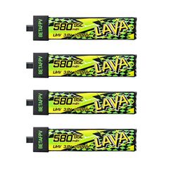Аккумуляторы BETAFPV LAVA II 1S 580mAh 95C LiHV (BT2.0, 4 шт)