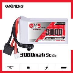 Аккумулятор GNB 2S 3000mAh 5C LiPo для очков Skyzone / Fatshark (XT60 / XT30, DC5.5), Разъем: XT60
