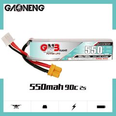 Аккумулятор GNB 2S 550mAh 90C LiPo (Long Type, XT30)