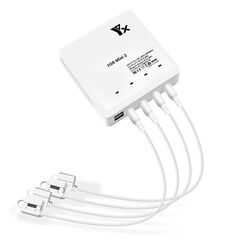 Зарядное устройство для 4 аккумуляторов DJI Mini 2 / Mini SE / Mini 2 SE, пульта и смартфона (YX)