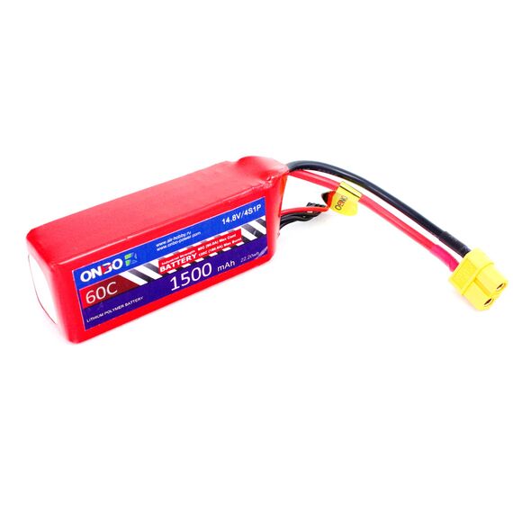 Аккумулятор ONBO 1500мАч 4S 60C LiPo