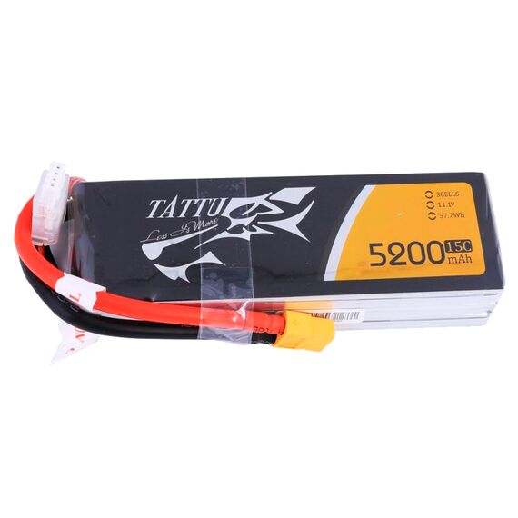 Аккумулятор Tattu 5200мАч 3S 15C 11,1В LiPo, изображение 2
