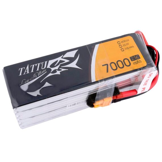 Аккумулятор Tattu 7000мАч 6S 25C 22,2В LiPo, изображение 2