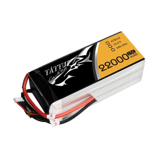 Аккумулятор Tattu 22000мАч 6S 25C 22,2В LiPo