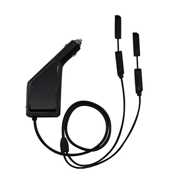 Автомобильное зарядное устройство для 2 аккумуляторов и пульта DJI Mavic Air (YX)