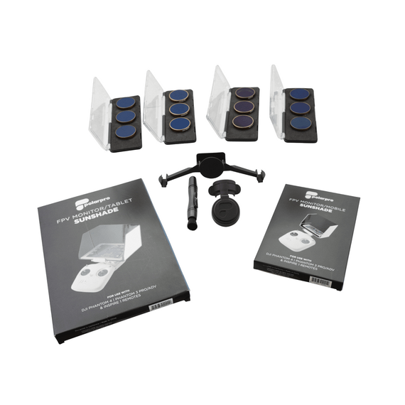 Набор из 12 фильтров (ND8-ND128-PL) Cinema Series Cinematographers Collection DJI Phantom 4 Pro / Adv (PolarPro)