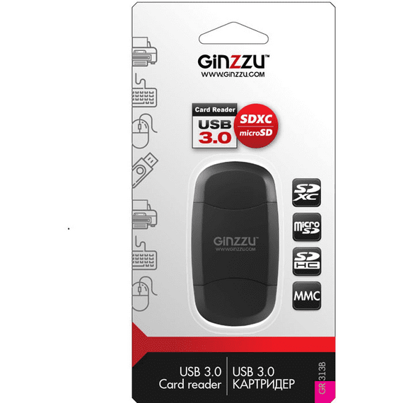 Картридер GINZZU GR-313B