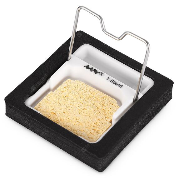 Подставка для паяльника с губкой (Белый), изображение 3