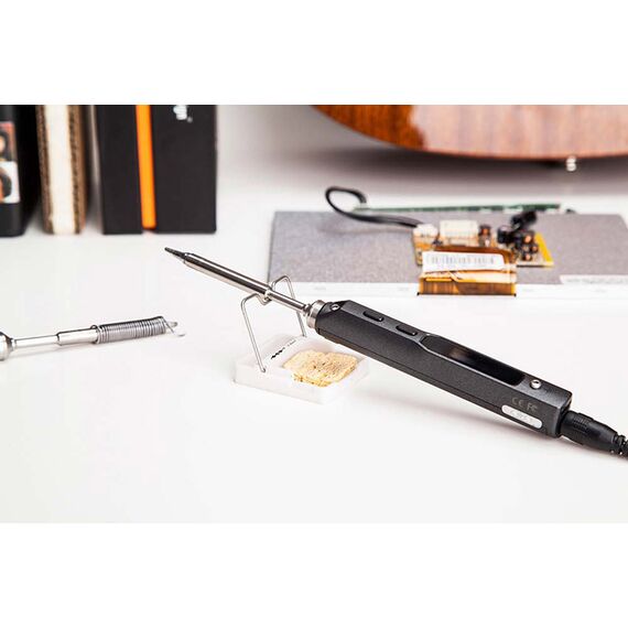 Подставка для паяльника с губкой (Белый), изображение 6