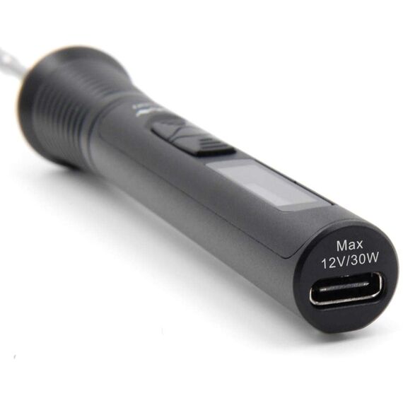 Паяльник Miniware TS80P (Черный) с жалом TS-B02, изображение 3