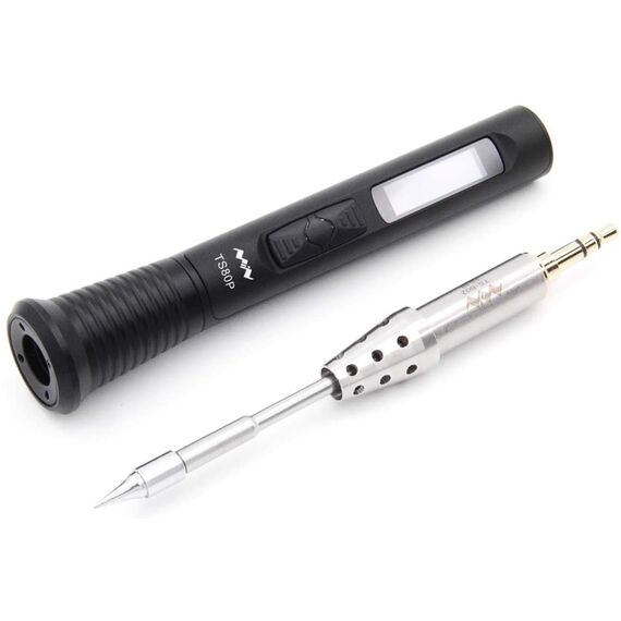 Паяльник Miniware TS80P (Черный) с жалом TS-B02 (Расширенный набор), изображение 4