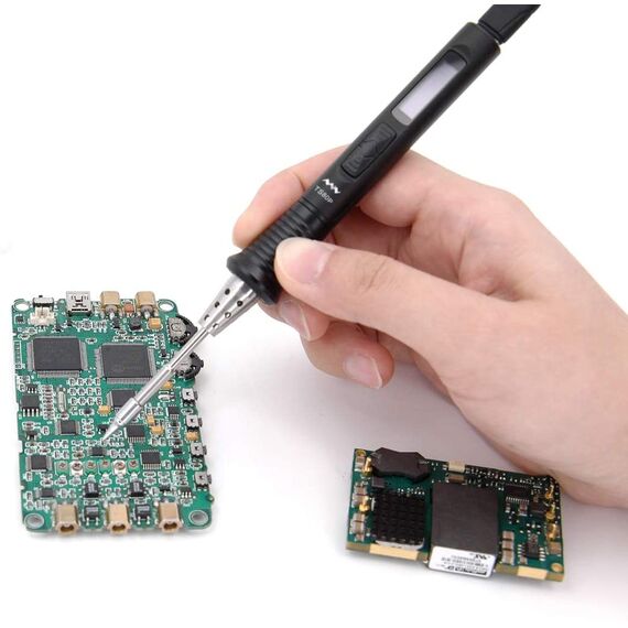 Паяльник Miniware TS80P (Черный) с жалом TS-B02, изображение 4