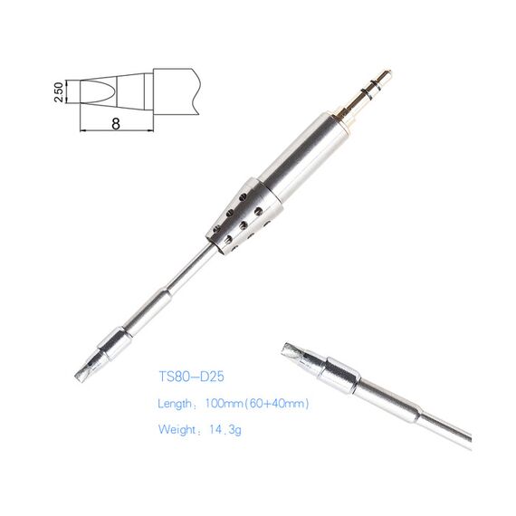 Жало TS-D25 для паяльника TS80, изображение 8