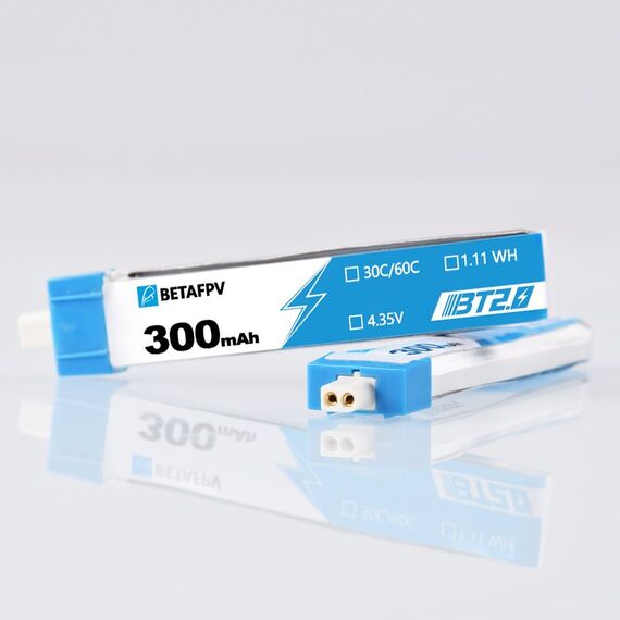 Аккумуляторы BETAFPV 300mAh 1S 30C LiHV (BT2.0) (8 шт.), изображение 4в магазине iDrone Аккумуляторы BETAFPV 300mAh 1S 30C LiHV (BT2.0) (8 шт.), изображение 4