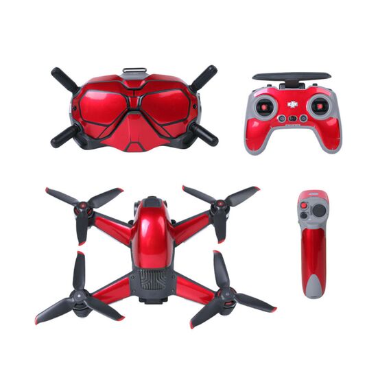 Набор наклеек DJI FPV (Bright Red) (SunnyLife)