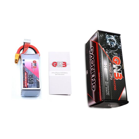 Аккумулятор GNB 1550мАч 4S 130C LiPo (XT60), изображение 4