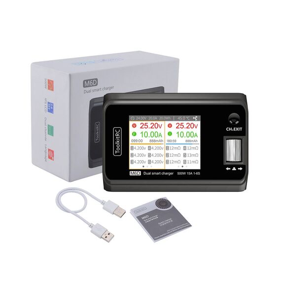 Зарядное устройство ToolkitRC M6D, изображение 9