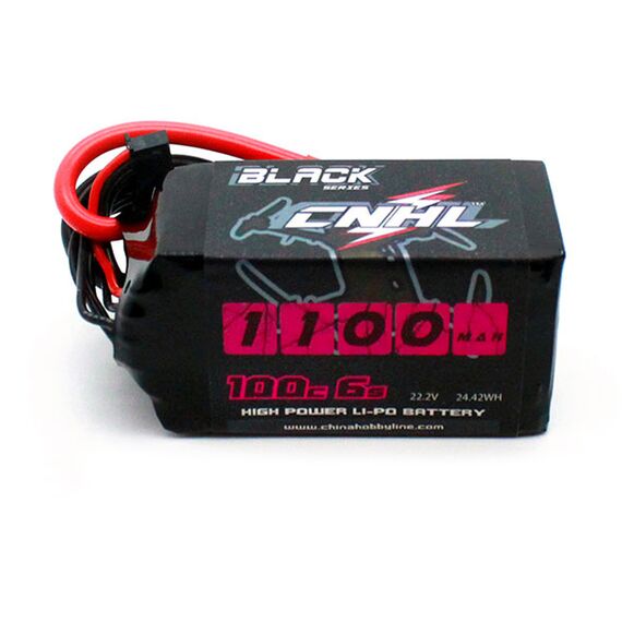 Аккумулятор CNHL Black Series 1100mAh 6S 100C LiPo (XT60)