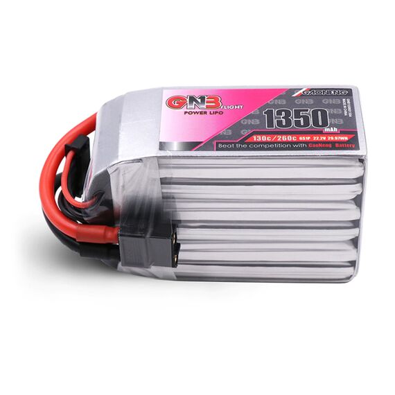 Аккумулятор GNB 6S 1350mAh 130C LiPo (XT60), изображение 2в магазине iDrone Аккумулятор GNB 6S 1350mAh 130C LiPo (XT60), изображение 2