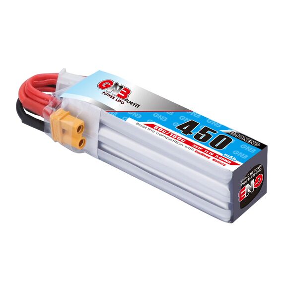 Аккумулятор GNB 450мАч 3S 80C LiPo (XT30), изображение 3