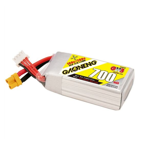 Аккумулятор GNB 700мАч 3S 100C LiPo (XT30), изображение 2