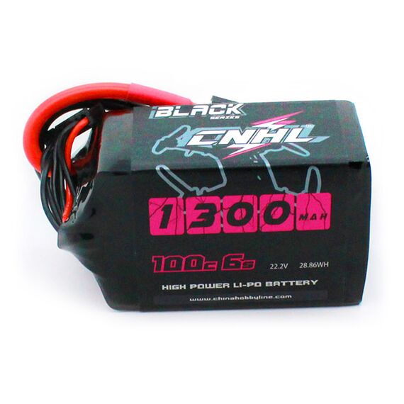 Аккумулятор CNHL Black Series 1300mAh 6S 100C LiPo (XT60)