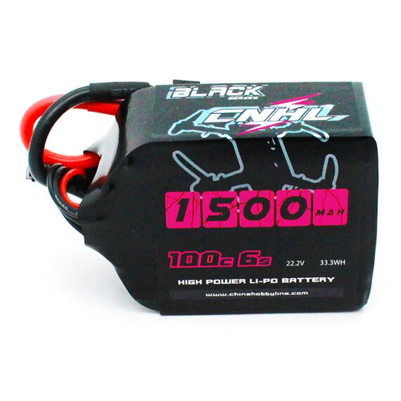 Аккумулятор CNHL Black Series 1500mAh 6S 100C LiPo (XT60)