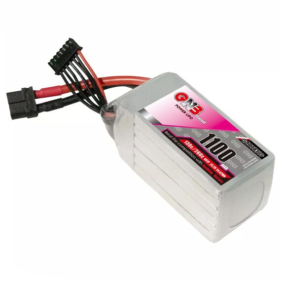 Аккумулятор GNB 6S 1100mAh 130C LiPo (XT60), изображение 3в магазине iDrone Аккумулятор GNB 6S 1100mAh 130C LiPo (XT60), изображение 3