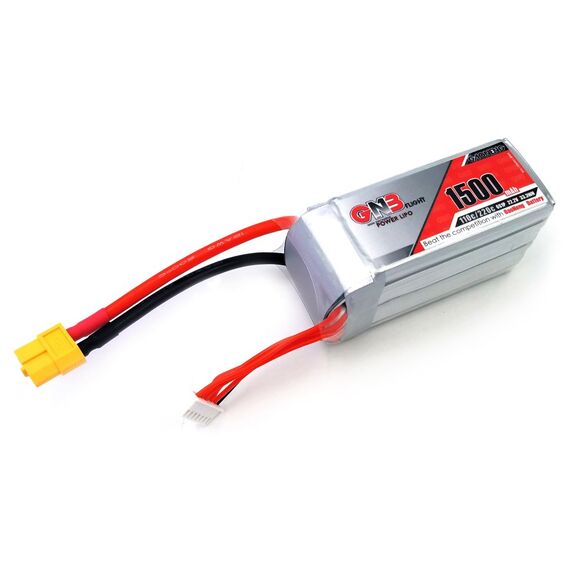 Аккумулятор GNB 1500мАч 6S 130C LiPo (XT60)