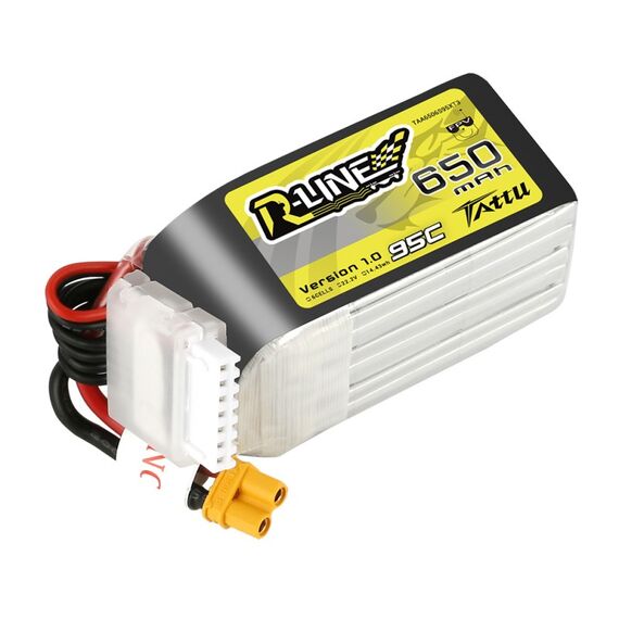 Аккумулятор Tattu R-Line V1.0 650мАч 6S 95C LiPo (XT30), изображение 3в магазине iDrone Аккумулятор Tattu R-Line V1.0 650мАч 6S 95C LiPo (XT30), изображение 3