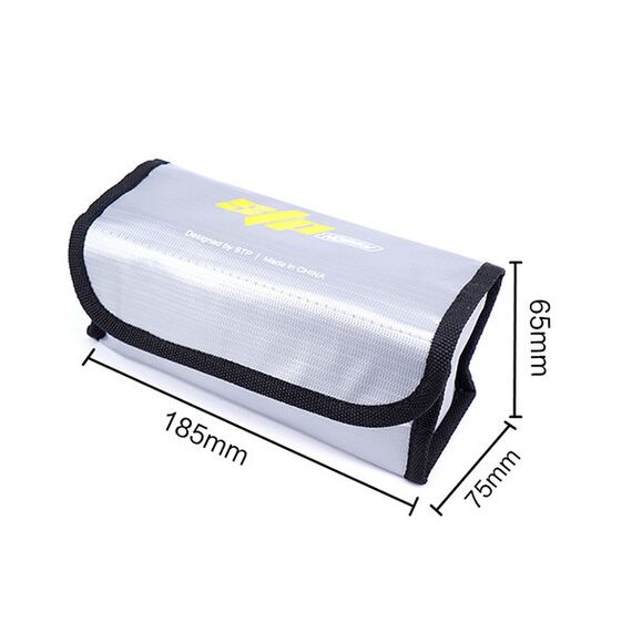 Огнеупорная сумка для аккумуляторов (RUSHFPV), Размер: 185x75x65 мм, изображение 3