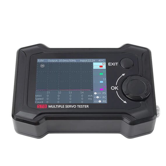 Сервотестер ToolkitRC ST8 Advanced Servo Tester, изображение 2в магазине iDrone Сервотестер ToolkitRC ST8 Advanced Servo Tester, изображение 2