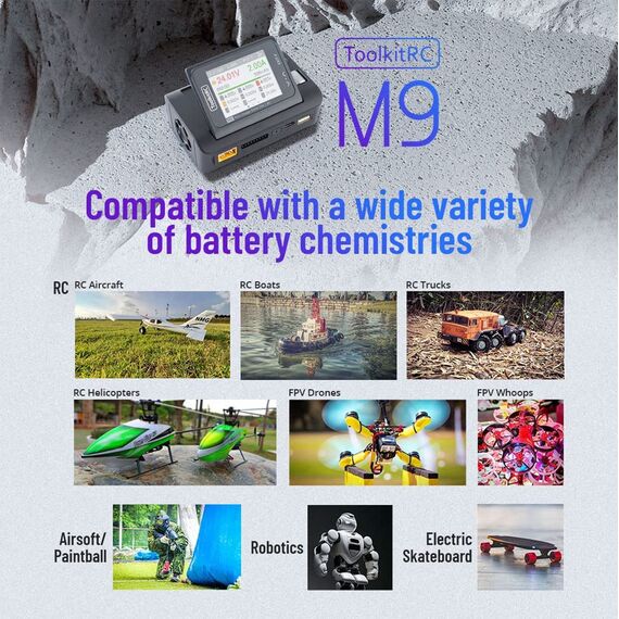Зарядное устройство ToolkitRC M9, изображение 9