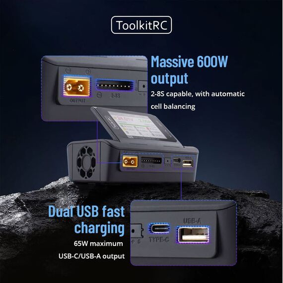 Зарядное устройство ToolkitRC M9, изображение 10