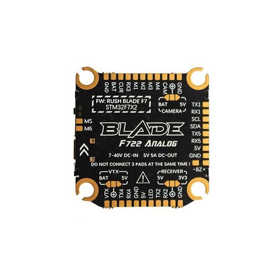 Полетный контроллер RUSHFPV Blade F722 Analog 30x30, Версия: V1, изображение 2в магазине iDrone Полетный контроллер RUSHFPV Blade F722 Analog 30x30, Версия: V1, изображение 2