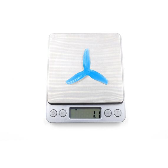 Пропеллеры GEPRC G2523 3-лопастные (Голубой) (Вал 1,5 мм) (2CW+2CCW), изображение 2