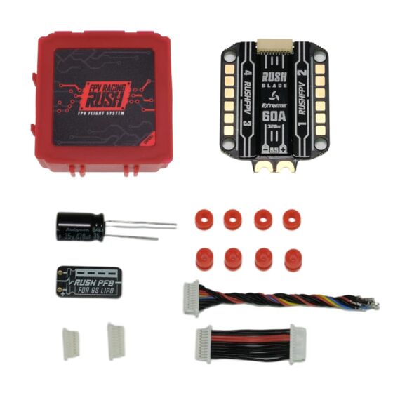 Регулятор оборотов RUSHFPV Blade 60A 3-6S BLHeli_32 30x30 4в1 ESC Extreme Edition MAX 128K, изображение 3в магазине iDrone Регулятор оборотов RUSHFPV Blade 60A 3-6S BLHeli_32 30x30 4в1 ESC Extreme Edition MAX 128K, изображение 3