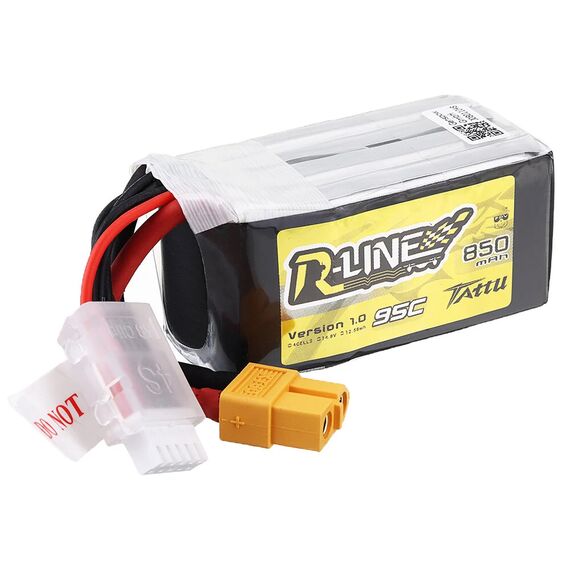 Аккумулятор Tattu R-Line V1.0 850мАч 4S 95C LiPo (XT30)
