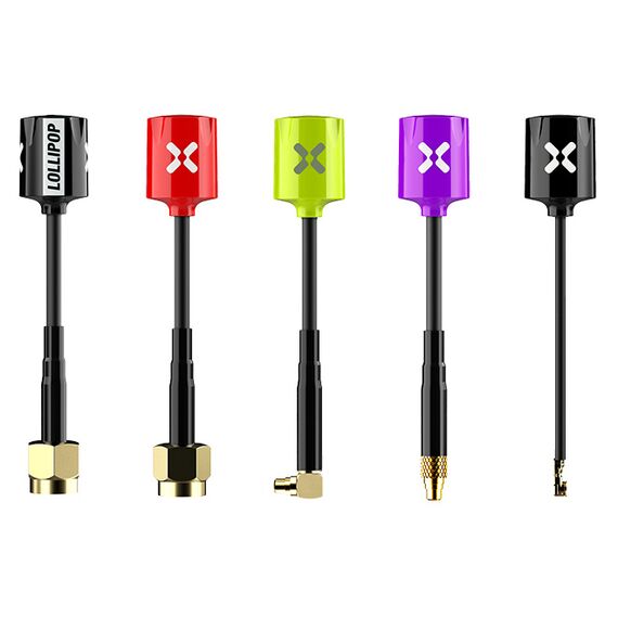 Антенна Foxeer Micro Lollipop 5,8 ГГц (LHCP / RHCP), Цвет: Красный, Поляризация: LHCP, Разъем: U.FL, Количество: 1 шт.