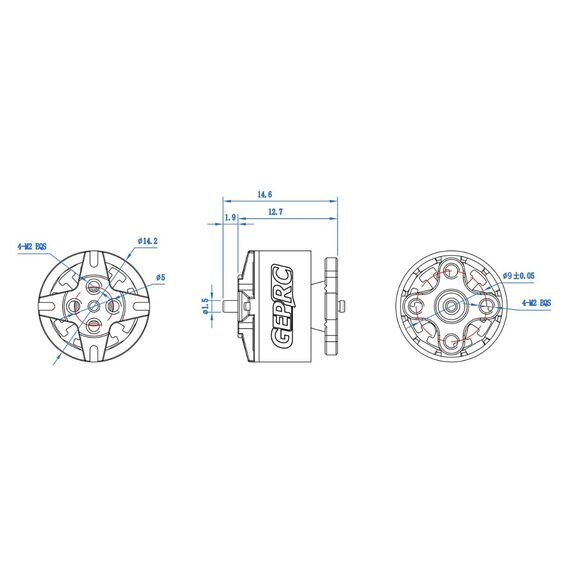 Мотор GEPRC GR1105-5000KV, изображение 7