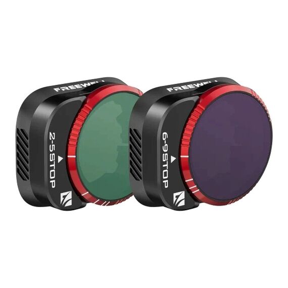 Набор из 2 нейтральных VND фильтров (ND4-32 + ND64-512) DJI Mini 3 / Mini 3 Pro (Freewell), Тип: ND4-32 + ND64-512