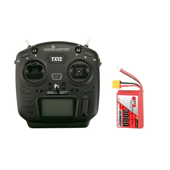 Аккумулятор GNB 3000мАч 2S 5C LiPo для Radiomaster TX12 (XT60), изображение 2