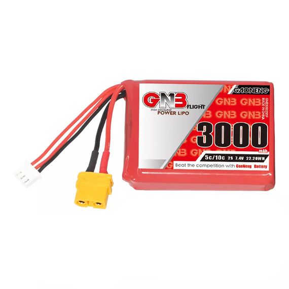 Аккумулятор GNB 3000мАч 2S 5C LiPo для Radiomaster TX12 (XT60), изображение 4