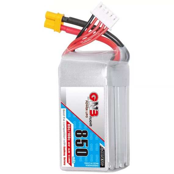 Аккумулятор GNB 850мАч 4S 80C LiPo (XT30), изображение 4