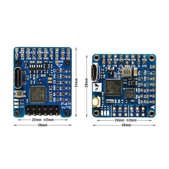 Полетный контроллер MATEKSYS F411-WTE, изображение 7